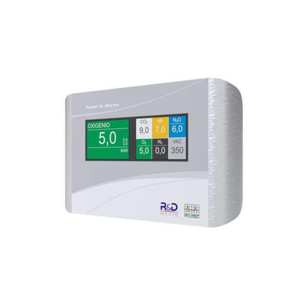 Painel Alarme Digital 6 Gases